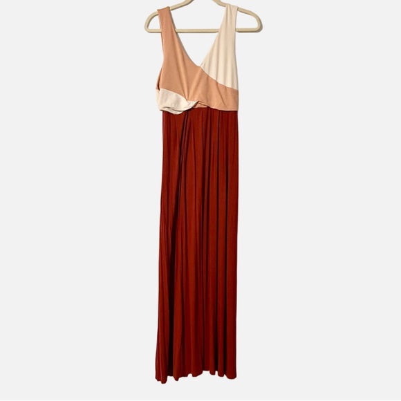 Anthropologie Maeve Elysian Color Block Maxi Dress Women’s Size Medium - Picture 4 of 12